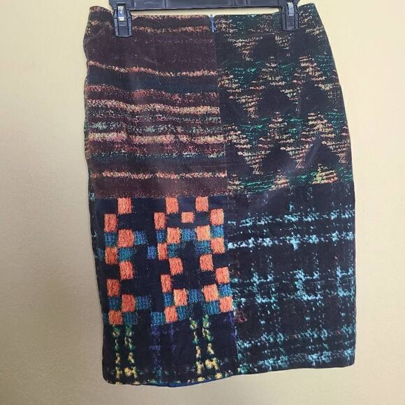 Linea Domani Mixed Print Skirt - Picture 5 of 8